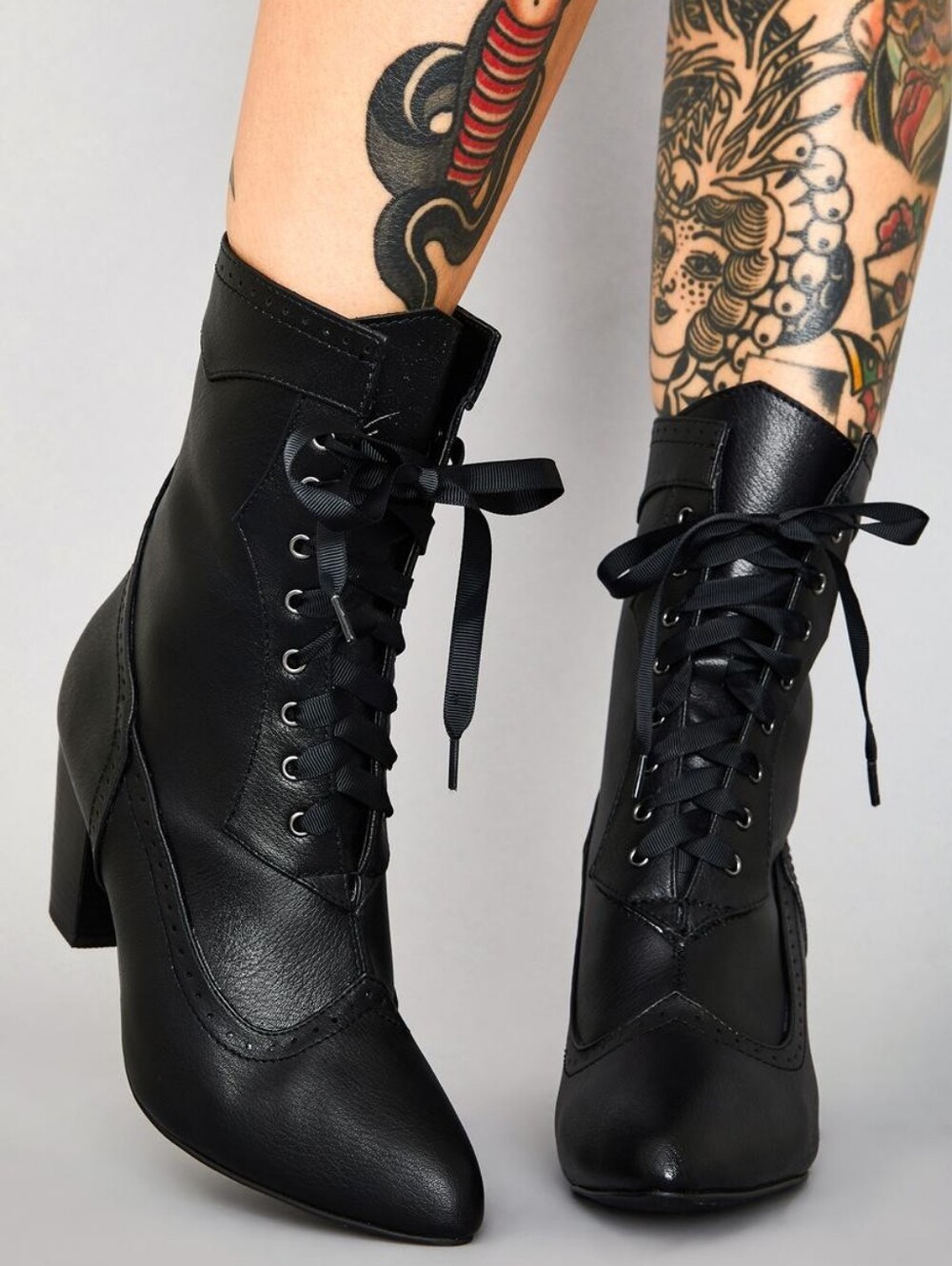 Victorian Vices Lace Up Boots Dolls Kill Widow
